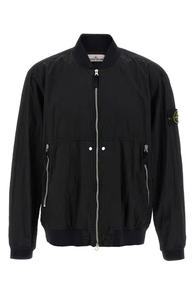 STONE ISLAND STONE ISLAND NYLON BOMBER JACKET