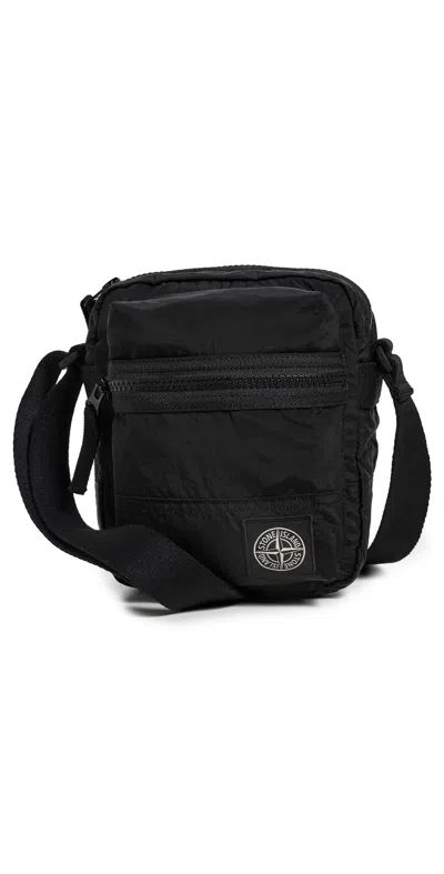 Stone Island Nylon Cross Body Bag Black
