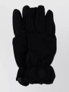 STONE ISLAND NYLON GLOVES WITH ELASTICATED CUFFS AND ADJUSTABLE STRAP