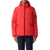 Stone Island Red Nylon Jacket In Red