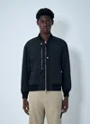 Stone Island Nylon Metal Bomber Jacket In Blue