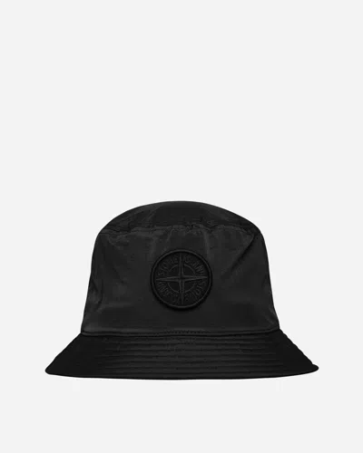 Stone Island Nylon Metal Bucket Hat In Black