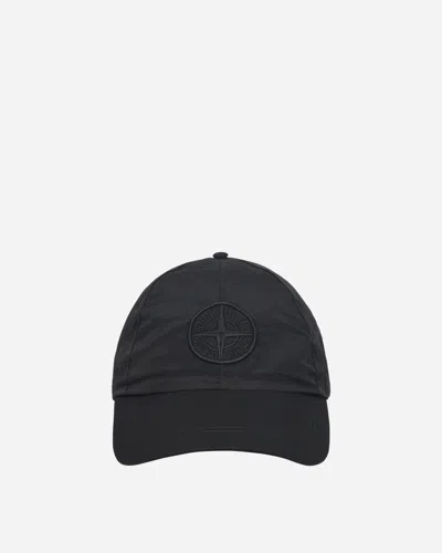 Stone Island Nylon Metal Cap In Black