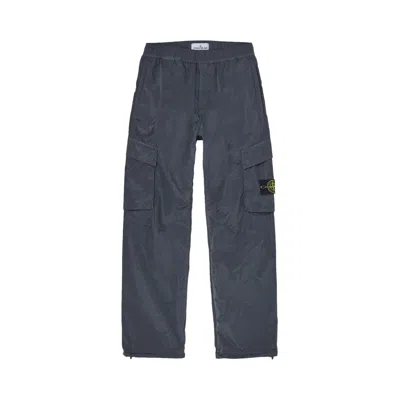 Pre-owned Stone Island Nylon Metal Cargo Pants 'lead Grey'