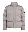 Stone Island Nylon Metal Down Jacket In Pink