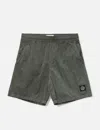 Stone Island Compass-patch Swim Shorts In Green