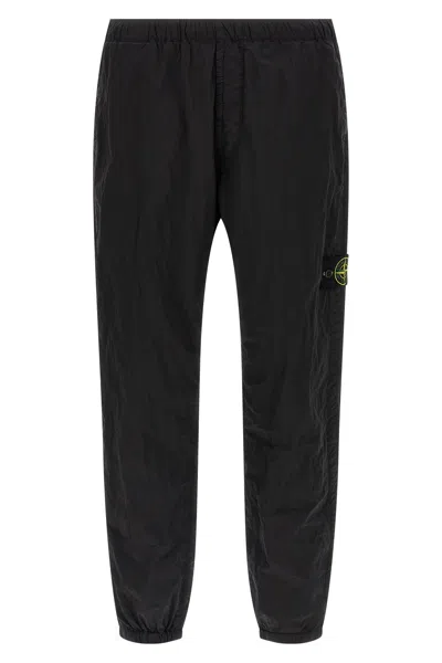 Stone Island Nylon Metal Pants In Black