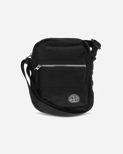 Stone Island Nylon Metal Pouch Bag In Black
