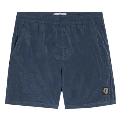 Pre-owned Stone Island Nylon Metal Swimming Trunk 'dark Blue' | Men's Size Xl