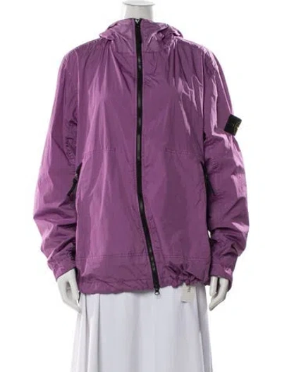 Pre-owned Stone Island Nylon Performance Jacket In Purple