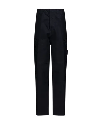 Stone Island O-ventile Cargo Trousers In Blue