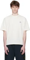 Stone Island Fitted Organic Cotton Jersey T-shirt Effect In White