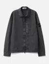 Stone Island Old Effect Cotton Overshirt