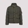 Stone Island Quilted Nylon Jacket Hidden Elements In Multi