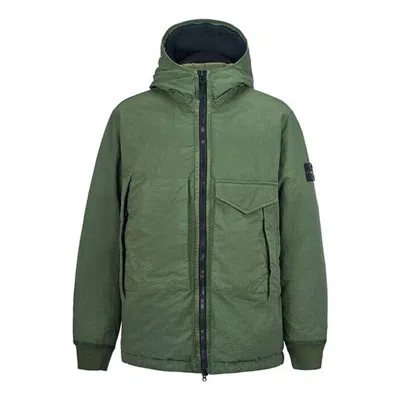 Stone Island Opaque Down Jacket 'olive Green'