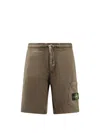Stone Island Sports Bermuda Shorts With Compass Application