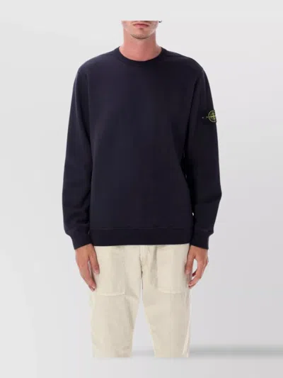 STONE ISLAND ORGANIC COTTON CREWNECK SWEATER