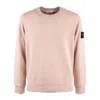 Stone Island Logo Sweatshirt In Pink