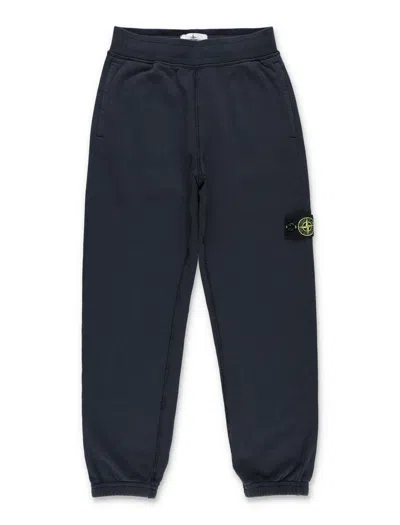 Stone Island Organic Cotton Fleece. Loose-fit Joggers With Pockets. In Multi