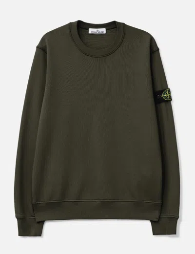 STONE ISLAND ORGANIC COTTON FLEECE SWEATSHIRT