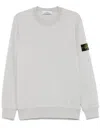 Stone Island Compass Badge Sweatshirt In Gray