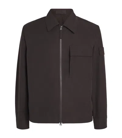 STONE ISLAND GHOST PIECE ORGANIC COTTON OVERSHIRT
