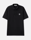 Stone Island Black Piquet Polo Shirt