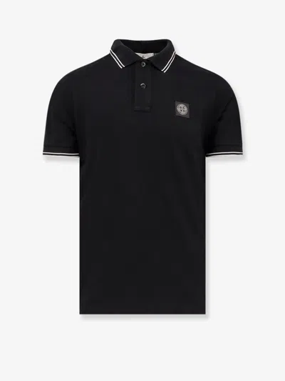 STONE ISLAND ORGANIC COTTON POLO SHIRT