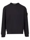 Stone Island Light Rws Pure Wool Sweater In Black