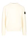Stone Island Cotton Blend Sweater In Neutral