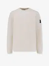 Stone Island Organic Cotton Sweater In White