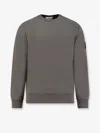 Stone Island Organic Cotton Sweatshirt In Gray