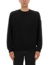 Stone Island Organic Cotton Crewneck Sweatshirt