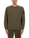 Stone Island Crew Neck Sweater Ribbed Cuffs