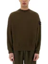 Stone Island Organic Cotton Sweatshirt In Brown