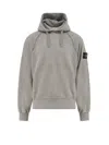 Stone Island Oversized Hoodie With Raglan Sleeves In Gray