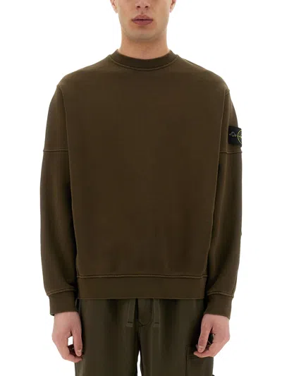 STONE ISLAND ORGANIC COTTON SWEATSHIRT
