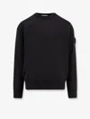 Stone Island Minimalistic Grey Knit Sweater With Round Neckline In Gray