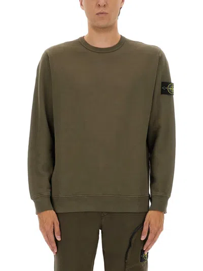 STONE ISLAND STONE ISLAND ORGANIC COTTON SWEATSHIRT