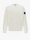 Stone Island Sweaters Light And Natural In White
