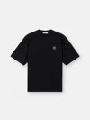 Stone Island Organic Cotton T-shirt In Black