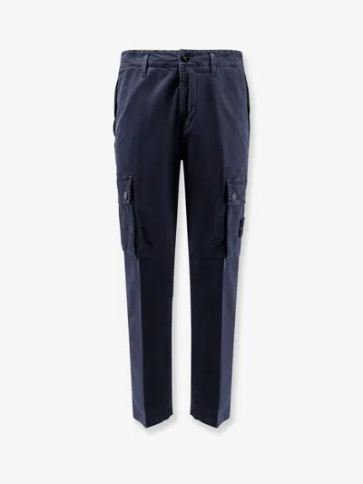 STONE ISLAND ORGANIC COTTON TROUSERS