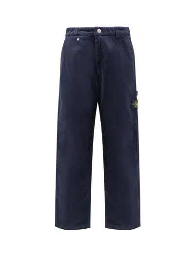 STONE ISLAND ORGANIC VELVET TROUSERS