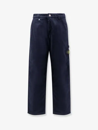 STONE ISLAND ORGANIC VELVET TROUSERS
