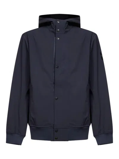 Stone Island Outer Wet Weather Mini Jacket In Blue