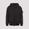 Stone Island Technical Fabric Hooded Jacket In Black