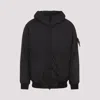 Stone Island Technical Fabric Hooded Jacket In Black