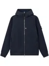 Stone Island Men Soft Shell-r Technology Logo Jacket In Blue