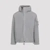 Stone Island Lightweight Grey Jacket With Textured Fabric In Gray