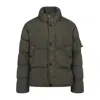 Stone Island Quilted Nylon Jacket Hidden Elements In Multi
